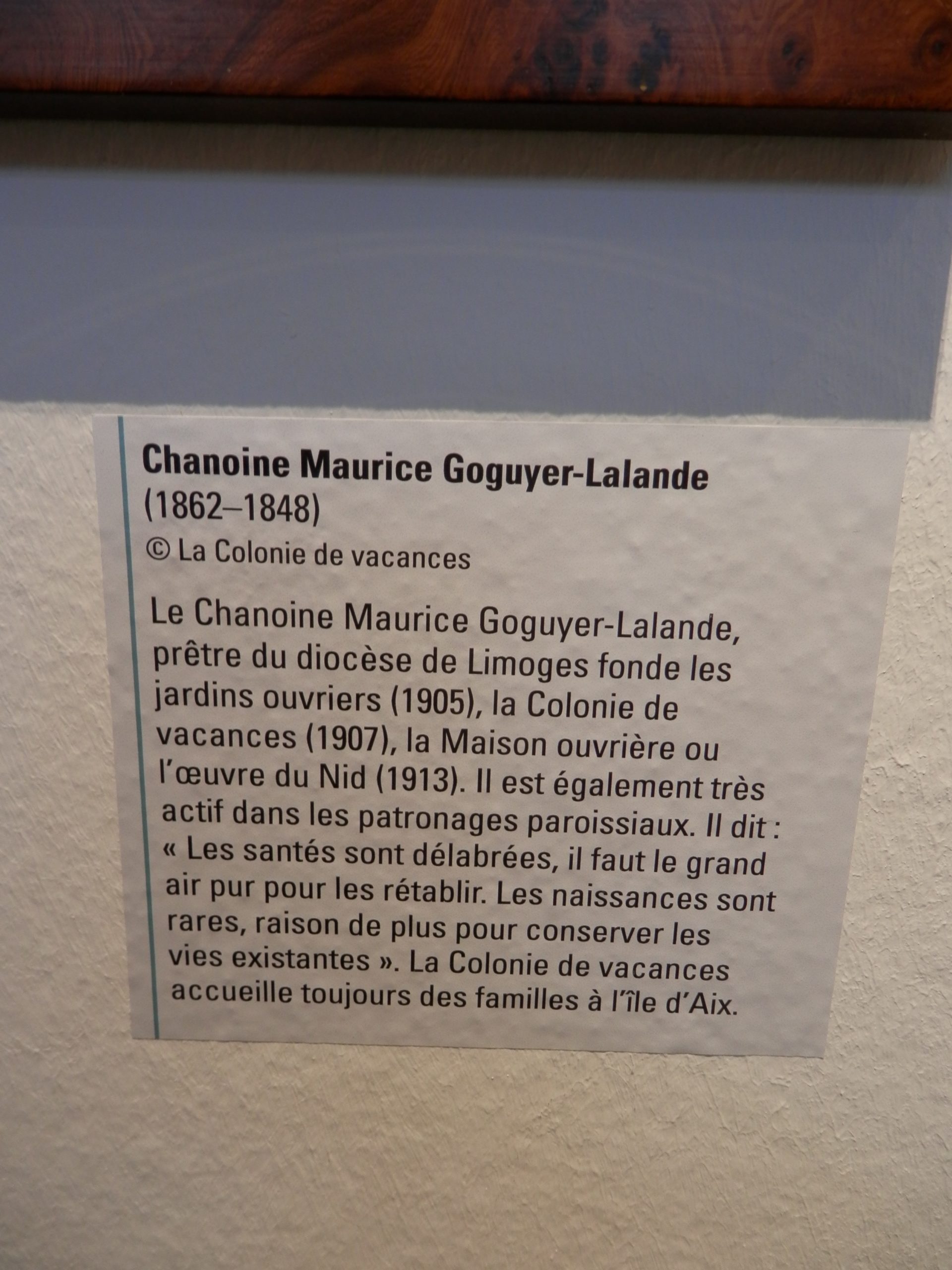 Chanoine Maurice Goguyer-Lalande